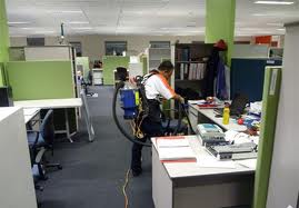 man cleaning office in adelaide