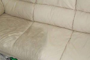 Leather restoration upholstery cleaning